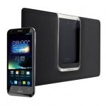 Back view of black Asus Padphone 2